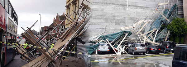 scaffold collapse