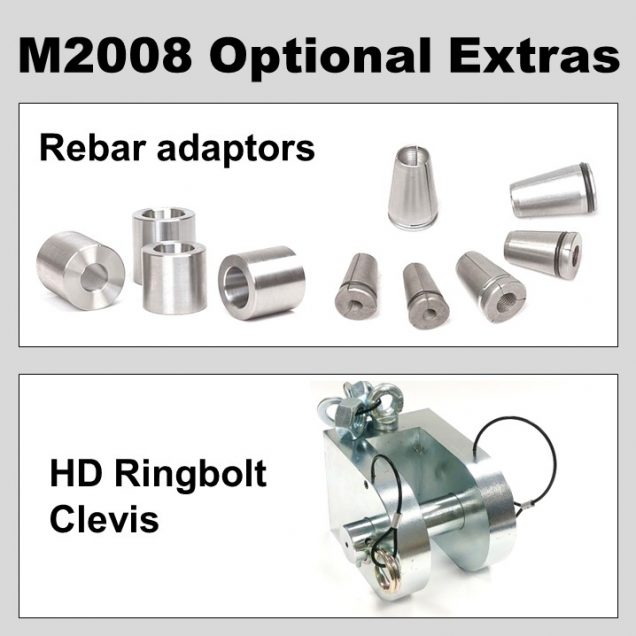 M2008 optional extra adaptors