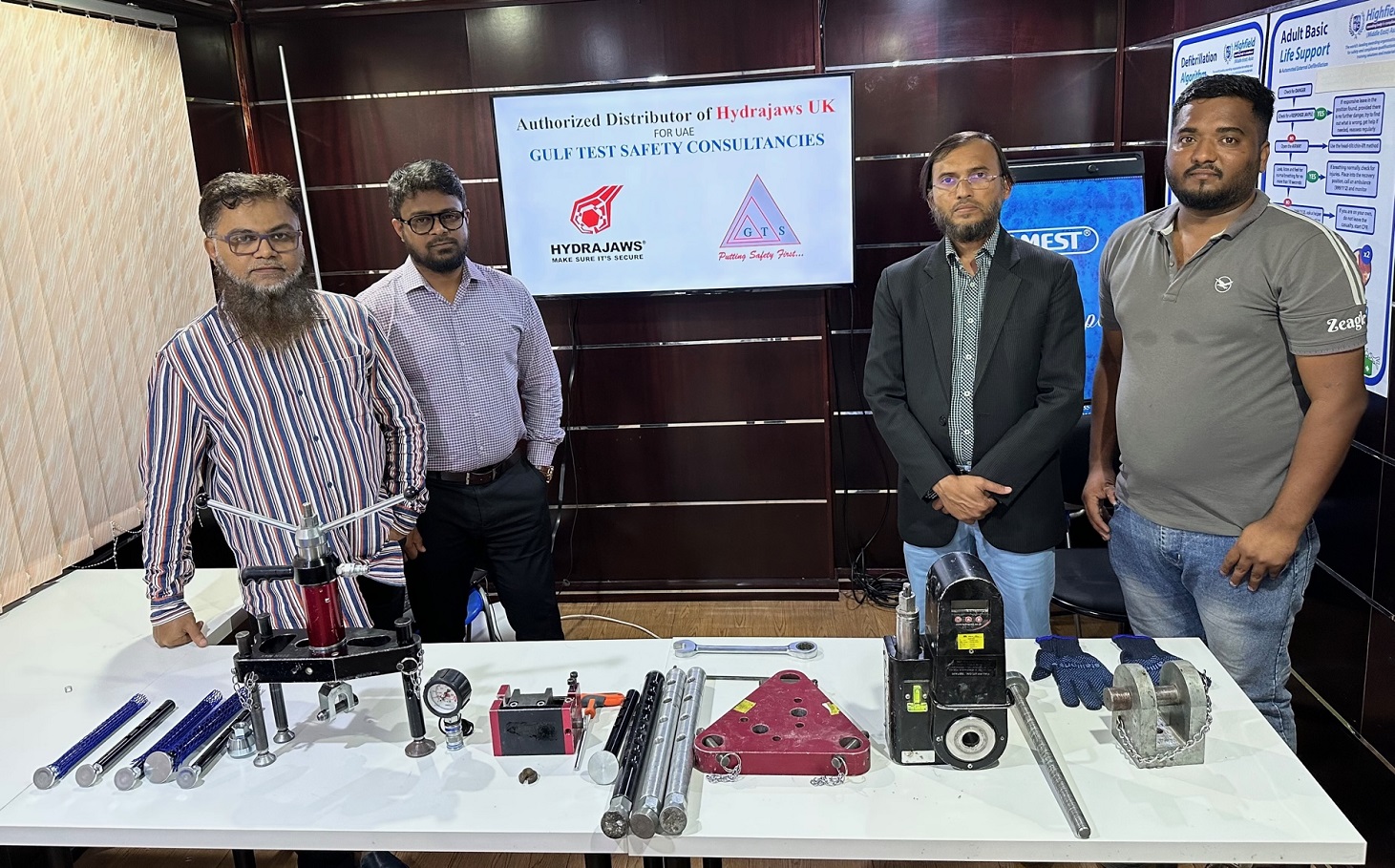 Hydrajaws new Distributor in UAE announced as Gulf Test Safety Consultancies