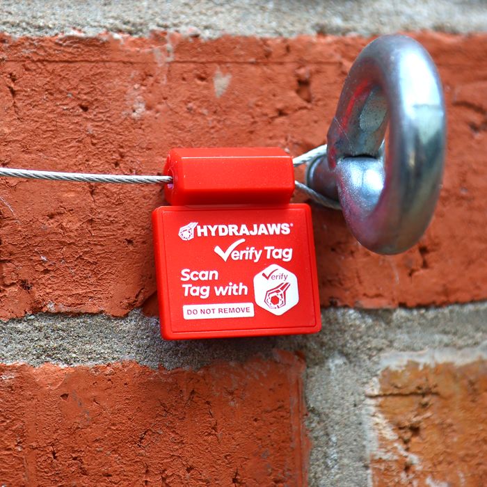 Verify Tag with an eyebolt