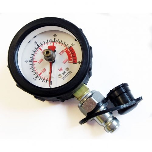Analogue gauge for Hydrajaws pull tester